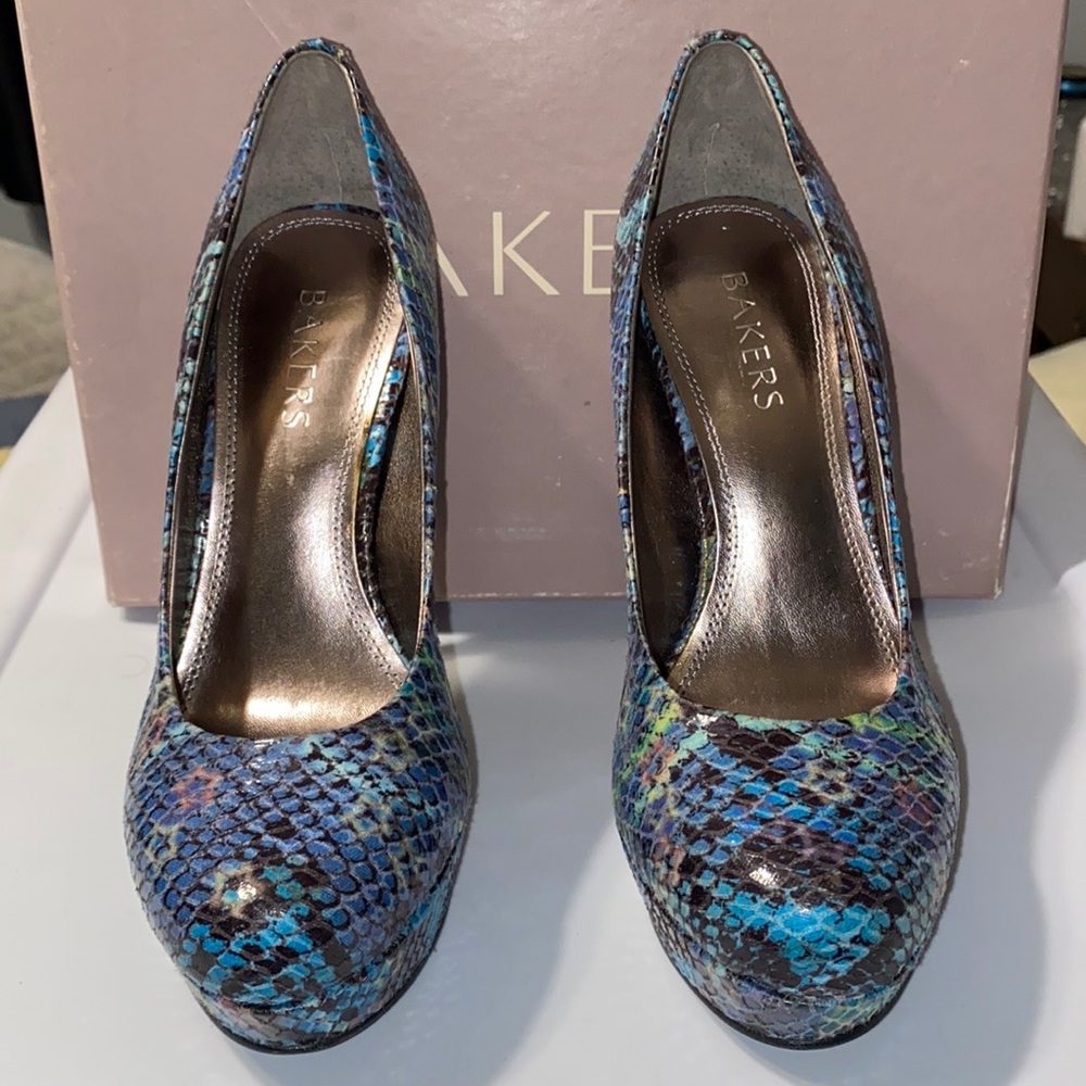 Snake skin heels
